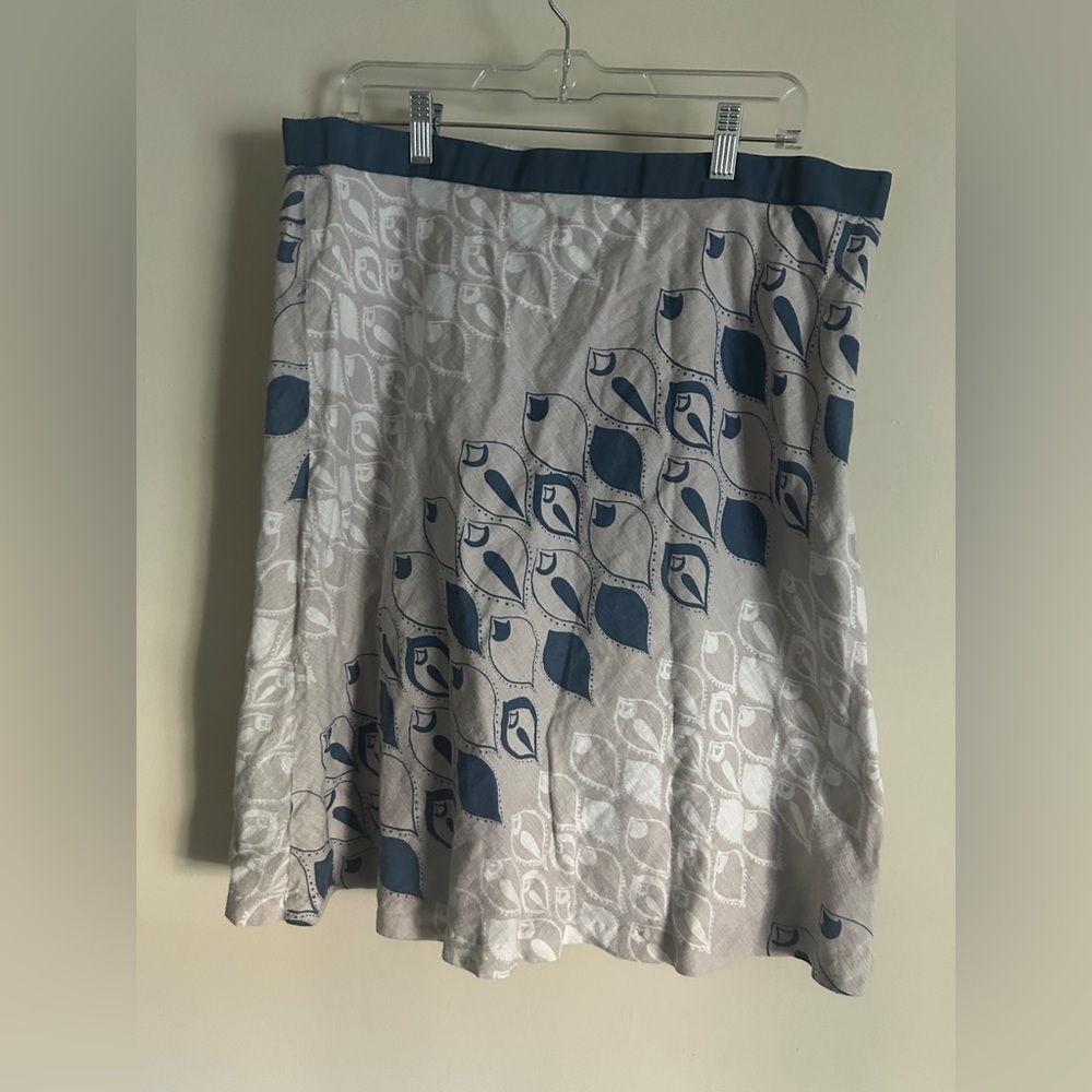 Old Navy Women’s Linen Cotton Blend Skirt Size 16 Y2K